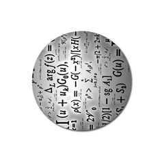 Science Formulas Magnet 3  (round) by Sudhe