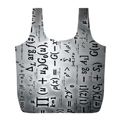 Science Formulas Full Print Recycle Bag (l) by Sudhe