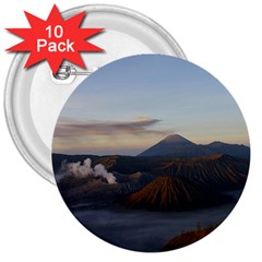 Sunrise Mount Bromo Tengger Semeru National Park  Indonesia 3  Buttons (10 Pack)  by Sudhe