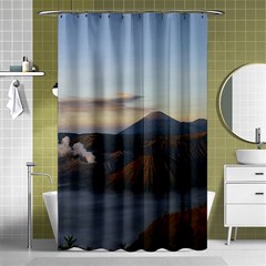 Sunrise Mount Bromo Tengger Semeru National Park  Indonesia Shower Curtain 48  X 72  (small)  by Sudhe