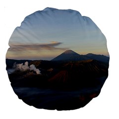 Sunrise Mount Bromo Tengger Semeru National Park  Indonesia Large 18  Premium Round Cushions