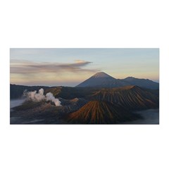 Sunrise Mount Bromo Tengger Semeru National Park  Indonesia Satin Wrap by Sudhe