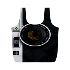 Vintage Camera Full Print Recycle Bag (m) by Sudhe