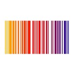 Colorful Gradient Barcode Satin Wrap Front