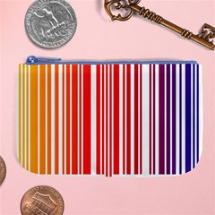 Colorful Gradient Barcode Large Coin Purse by Sudhe