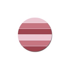 Striped Shapes Wide Stripes Horizontal Geometric Golf Ball Marker by Sudhe