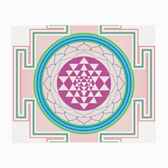 Mandala Design Arts Indian Small Glasses Cloth by Sudhe