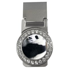 Panda Bear Sleeping Money Clips (cz)  by Sudhe