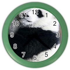 Panda Bear Sleeping Color Wall Clock by Sudhe