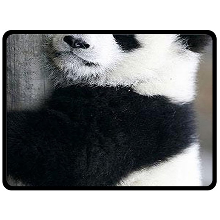 Panda Bear Sleeping Fleece Blanket (Large) 