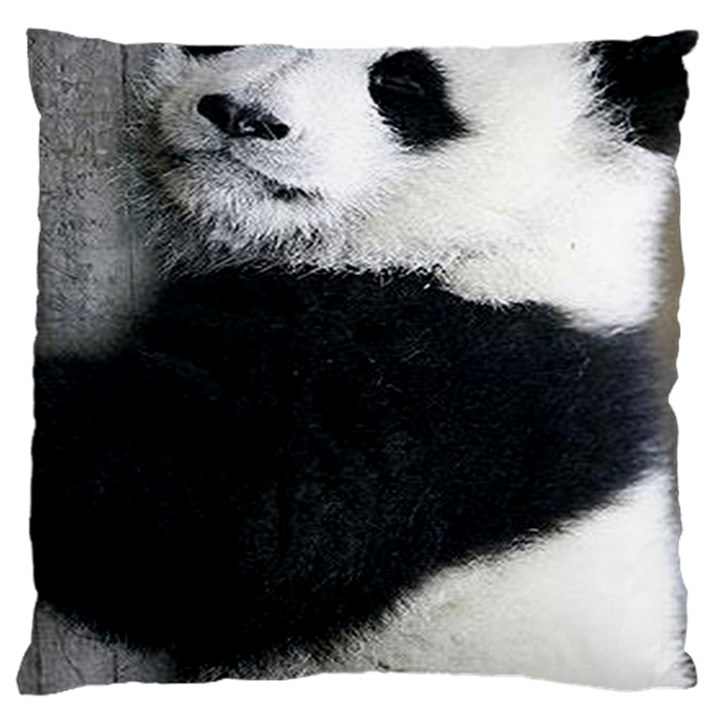 Panda Bear Sleeping Large Cushion Case (One Side)