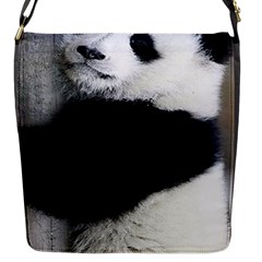 Panda Bear Sleeping Flap Closure Messenger Bag (s) by Sudhe