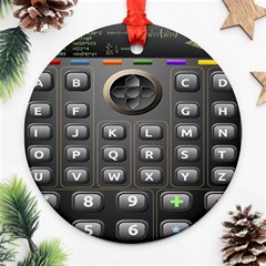 Scientific Solar Calculator Ornament (round) by Sudhe