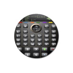 Scientific Solar Calculator Magnet 3  (round) by Sudhe