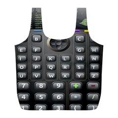 Scientific Solar Calculator Full Print Recycle Bag (l) by Sudhe