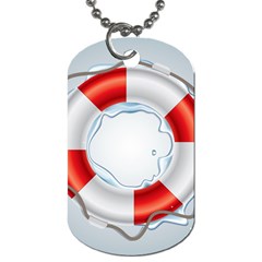 Spare Tire Icon Vector Dog Tag (two Sides) by Sudhe