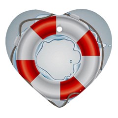 Spare Tire Icon Vector Heart Ornament (two Sides) by Sudhe