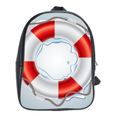 Spare Tire Icon Vector School Bag (xl) by Sudhe