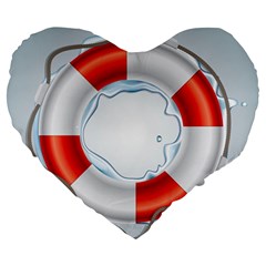 Spare Tire Icon Vector Large 19  Premium Heart Shape Cushions