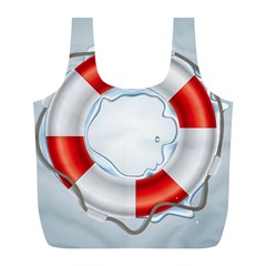 Spare Tire Icon Vector Full Print Recycle Bag (l)