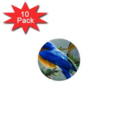 Loving Birds 1  Mini Buttons (10 Pack) 