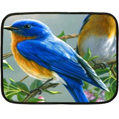 Loving Birds Double Sided Fleece Blanket (mini)  by Sudhe