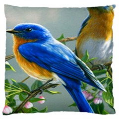 Loving Birds Standard Flano Cushion Case (two Sides) by Sudhe