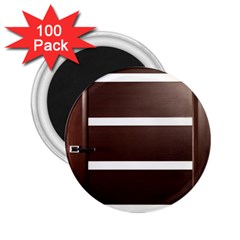 Minimalis Brown Door 2 25  Magnets (100 Pack)  by Sudhe