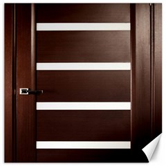 Minimalis Brown Door Canvas 12  X 12  by Sudhe