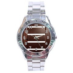 Minimalis Brown Door Stainless Steel Analogue Watch by Sudhe