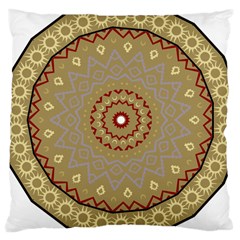 Mandala Art Ornament Pattern Large Cushion Case (two Sides) by Sudhe