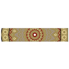 Mandala Art Ornament Pattern Small Flano Scarf by Sudhe