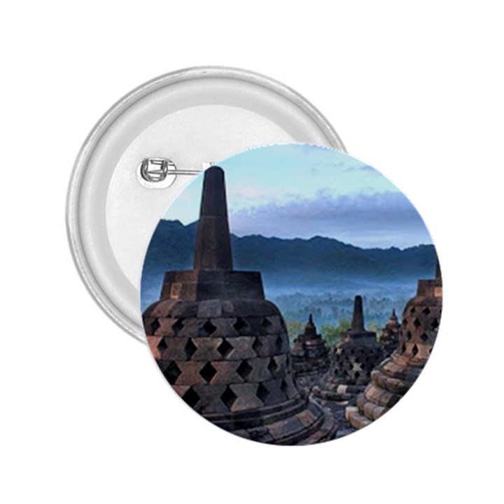 Borobudur Temple  Morning Serenade 2.25  Buttons