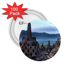 Borobudur Temple  Morning Serenade 2 25  Buttons (100 Pack)  by Sudhe