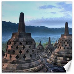 Borobudur Temple  Morning Serenade Canvas 16  X 16  by Sudhe