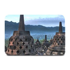 Borobudur Temple  Morning Serenade Plate Mats by Sudhe