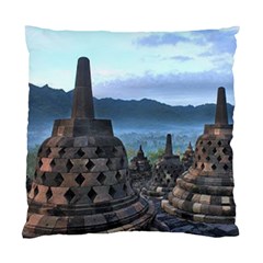 Borobudur Temple  Morning Serenade Standard Cushion Case (one Side) by Sudhe