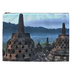 Borobudur Temple  Morning Serenade Cosmetic Bag (xxl) by Sudhe