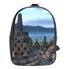 Borobudur Temple  Morning Serenade School Bag (xl)