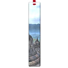 Borobudur Temple  Morning Serenade Large Book Marks by Sudhe