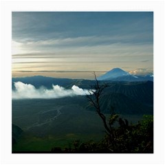 Bromo Caldera De Tenegger  Indonesia Medium Glasses Cloth (2-side) by Sudhe