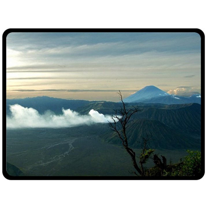 Bromo Caldera De Tenegger  Indonesia Double Sided Fleece Blanket (Large) 