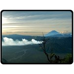 Bromo Caldera De Tenegger  Indonesia Double Sided Fleece Blanket (Large)  80 x60  Blanket Back