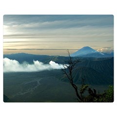 Bromo Caldera De Tenegger  Indonesia Double Sided Flano Blanket (medium)  by Sudhe