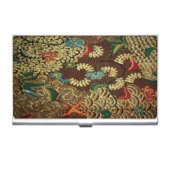 Colorful The Beautiful Of Art Indonesian Batik Pattern Business Card Holder by Sudhe