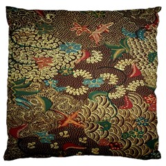 Colorful The Beautiful Of Art Indonesian Batik Pattern Standard Flano Cushion Case (one Side) by Sudhe