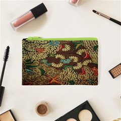 Colorful The Beautiful Of Art Indonesian Batik Pattern Cosmetic Bag (xs) by Sudhe