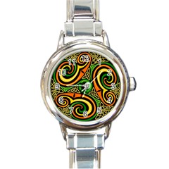 Celtic Celts Circle Color Colors Round Italian Charm Watch by Sudhe