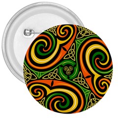 Celtic Celts Circle Color Colors 3  Buttons by Sudhe