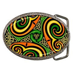 Celtic Celts Circle Color Colors Belt Buckles by Sudhe